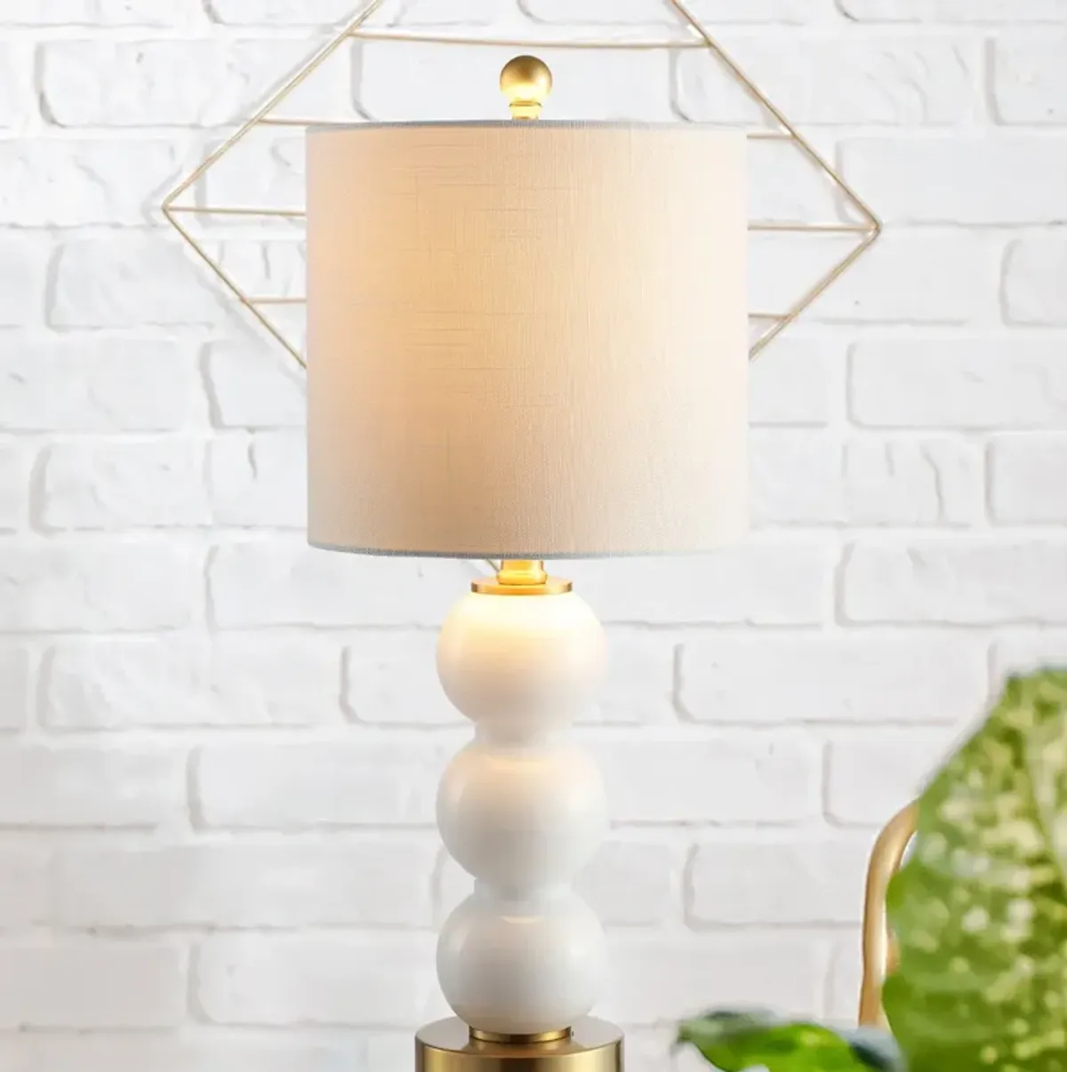 February Glassmetal LED Table Lamp