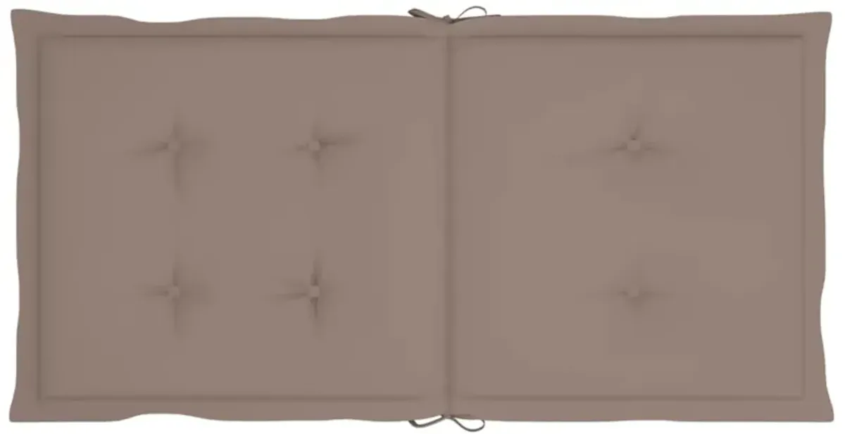 vidaXL Garden Chair Cushions 6 pcs Taupe 39.4"x19.7"x1.6"