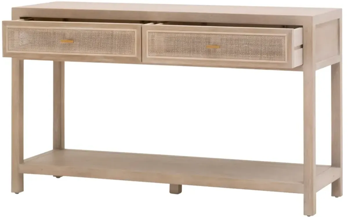 Cane 2-Drawer Entry Console