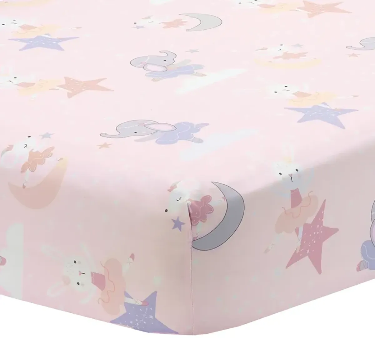 Bedtime Originals Tiny Dancer 3-Piece Ballet Baby Crib Bedding Set - Elephant