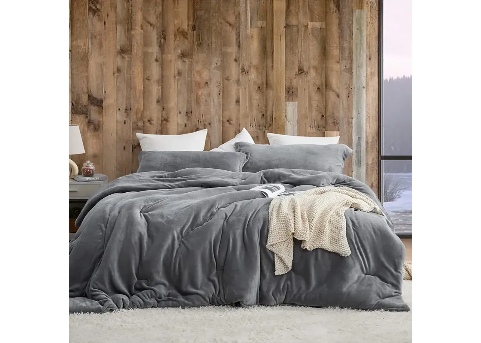 Git Cozy - Coma Inducer Oversized Comforter - Darkest Gray