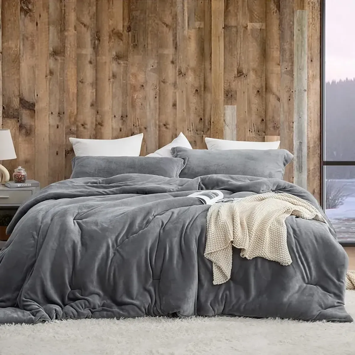 Git Cozy - Coma Inducer Oversized Comforter - Darkest Gray