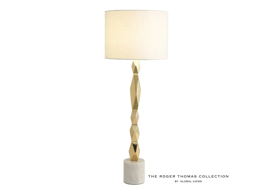 Facet Block Tall Table Lamp