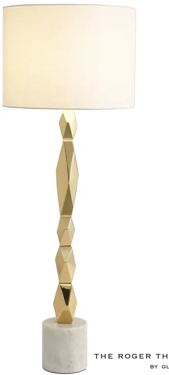 Facet Block Tall Table Lamp