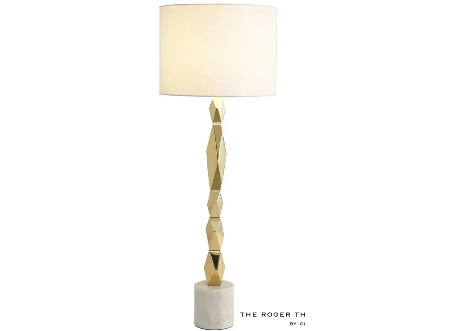 Facet Block Tall Table Lamp