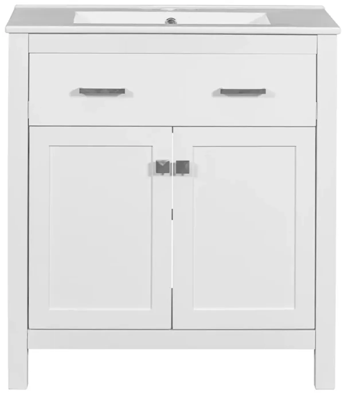 Merax Modern Bathroom Vanity with Ceramic Sink