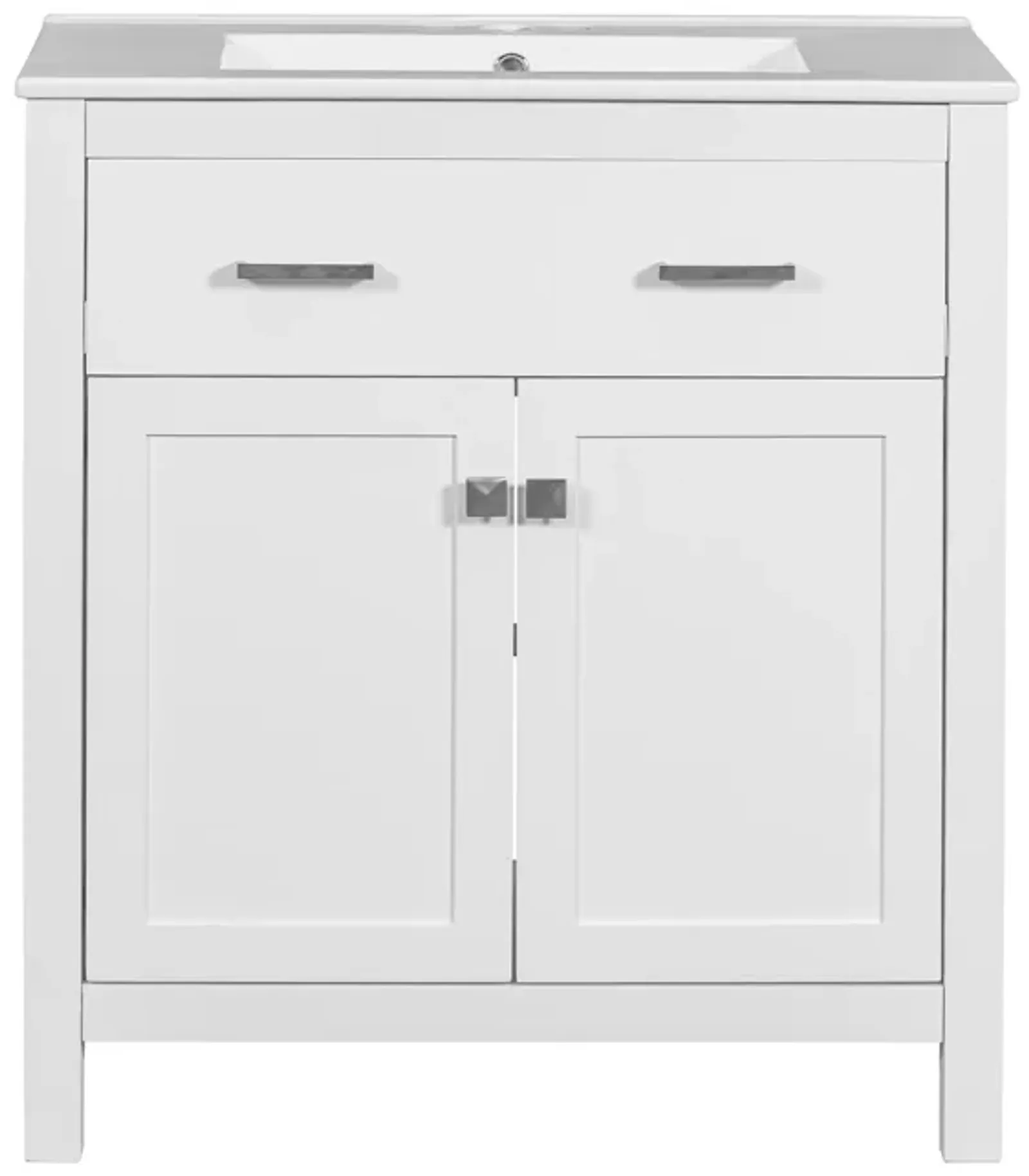 Merax Modern Bathroom Vanity with Ceramic Sink