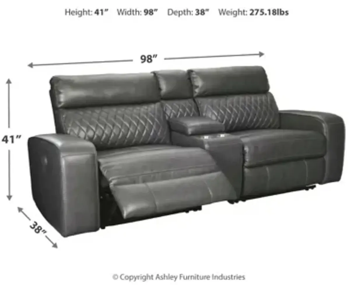 Samperstone 3-Piece Power Reclining Sectional