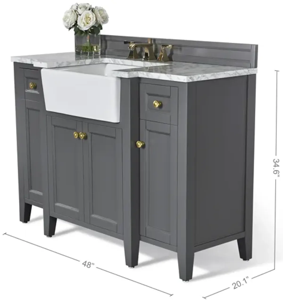 Adeline 48 in. Bath Vanity Set