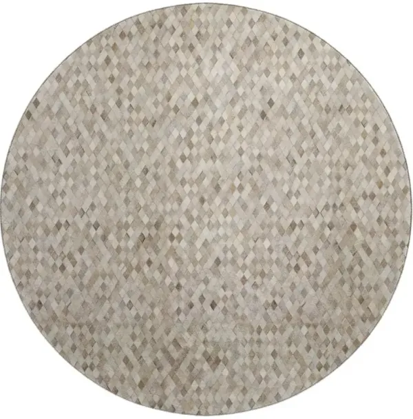 Bozeman BM6 Gray 8' Round Rug