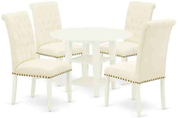 Dining Room Set Linen White