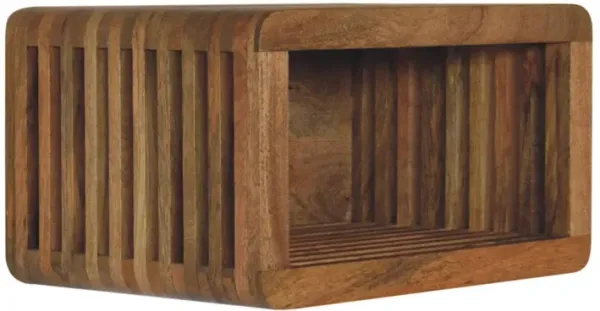 Artisan Furniture Solid Wood Soba Wall Mounted Bedside