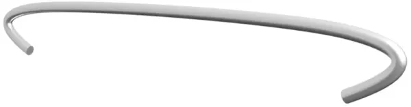 vidaXL Durable Galvanized Steel Gabion Hooks - 15.7" Length, 50 pcs Set - Silver Color, Heavy-Duty, Easy to Assemble