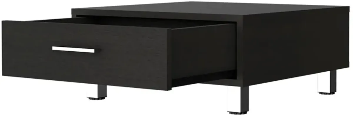 Myers Coffee Table, Four Legs, One Drawer