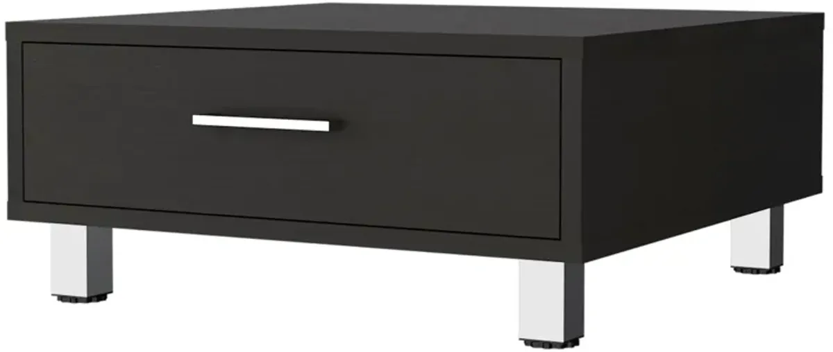 Myers Coffee Table, Four Legs, One Drawer