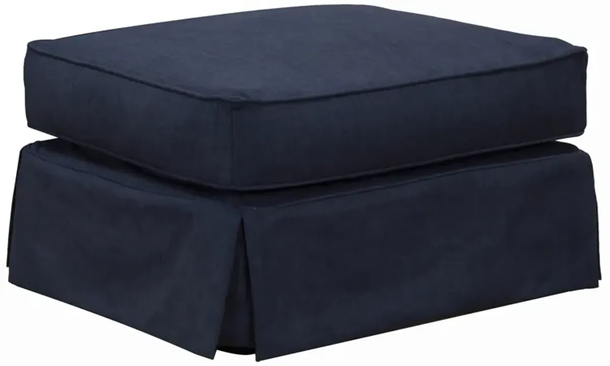 Americana Upholstered Pillow Top Ottoman