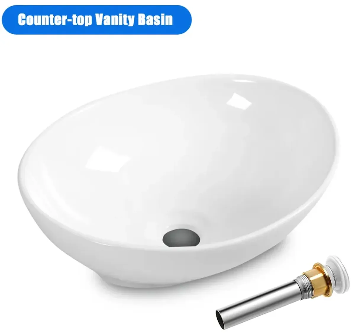 Bathroom Ceramic Vessel Sink for Stylish and Modern Bathroom Vanity Design