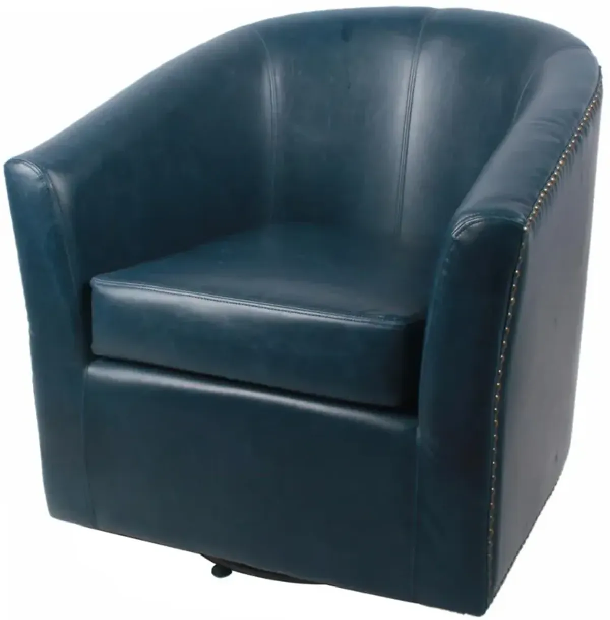 New Pacific Direct Ernest Bonded Leather Swivel Chair