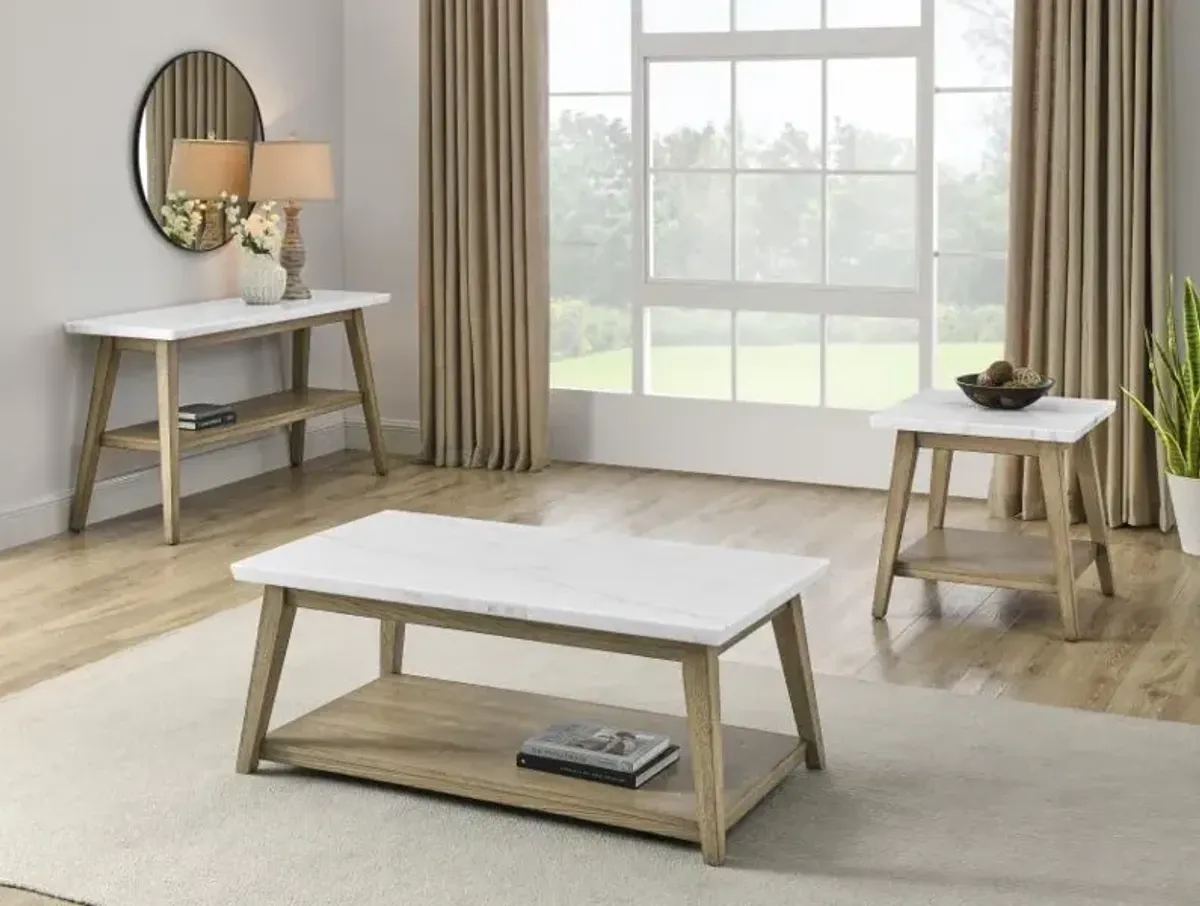 Vida Marble Top Sofa Table