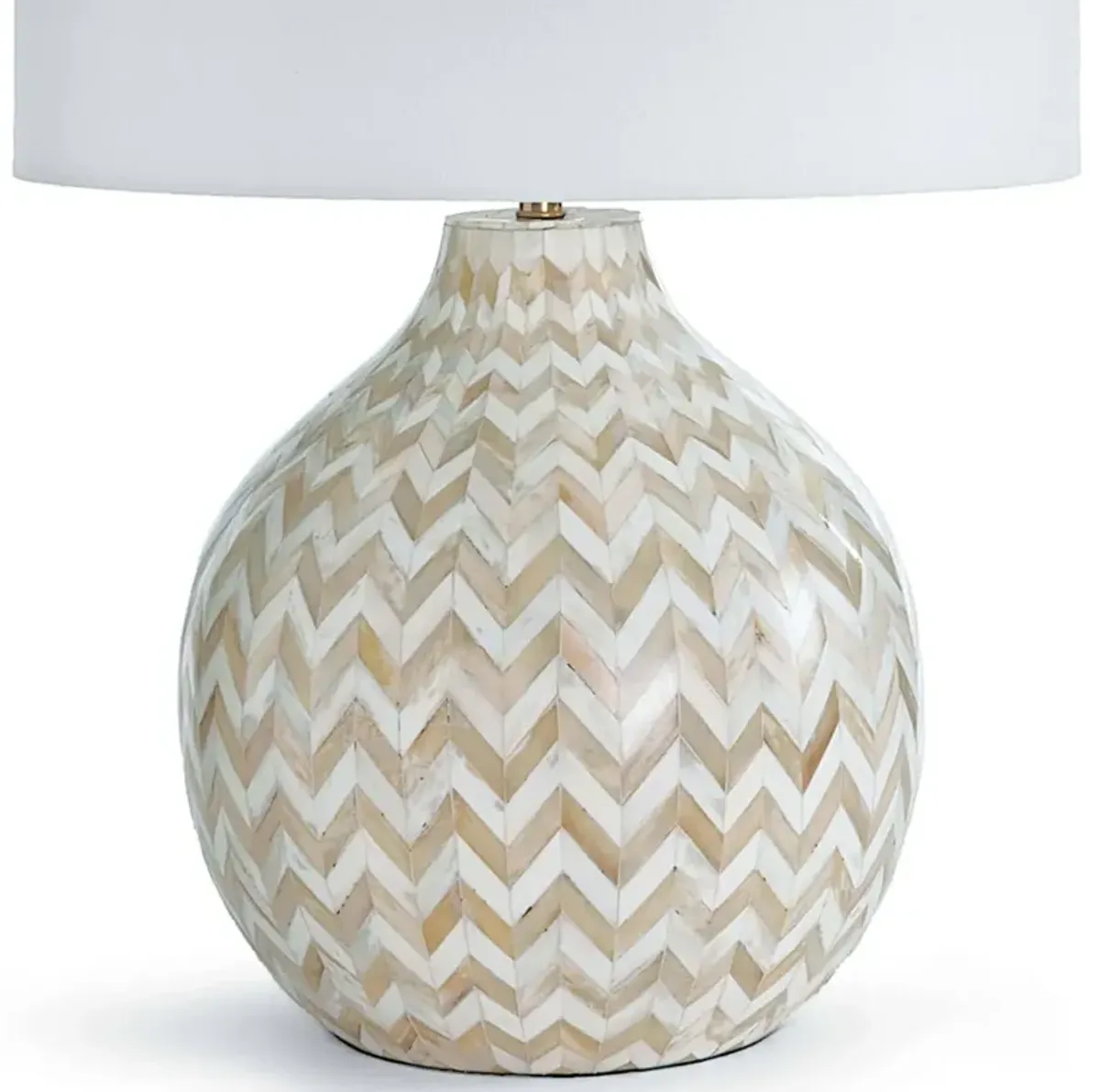 Chevron Bone Table Lamp