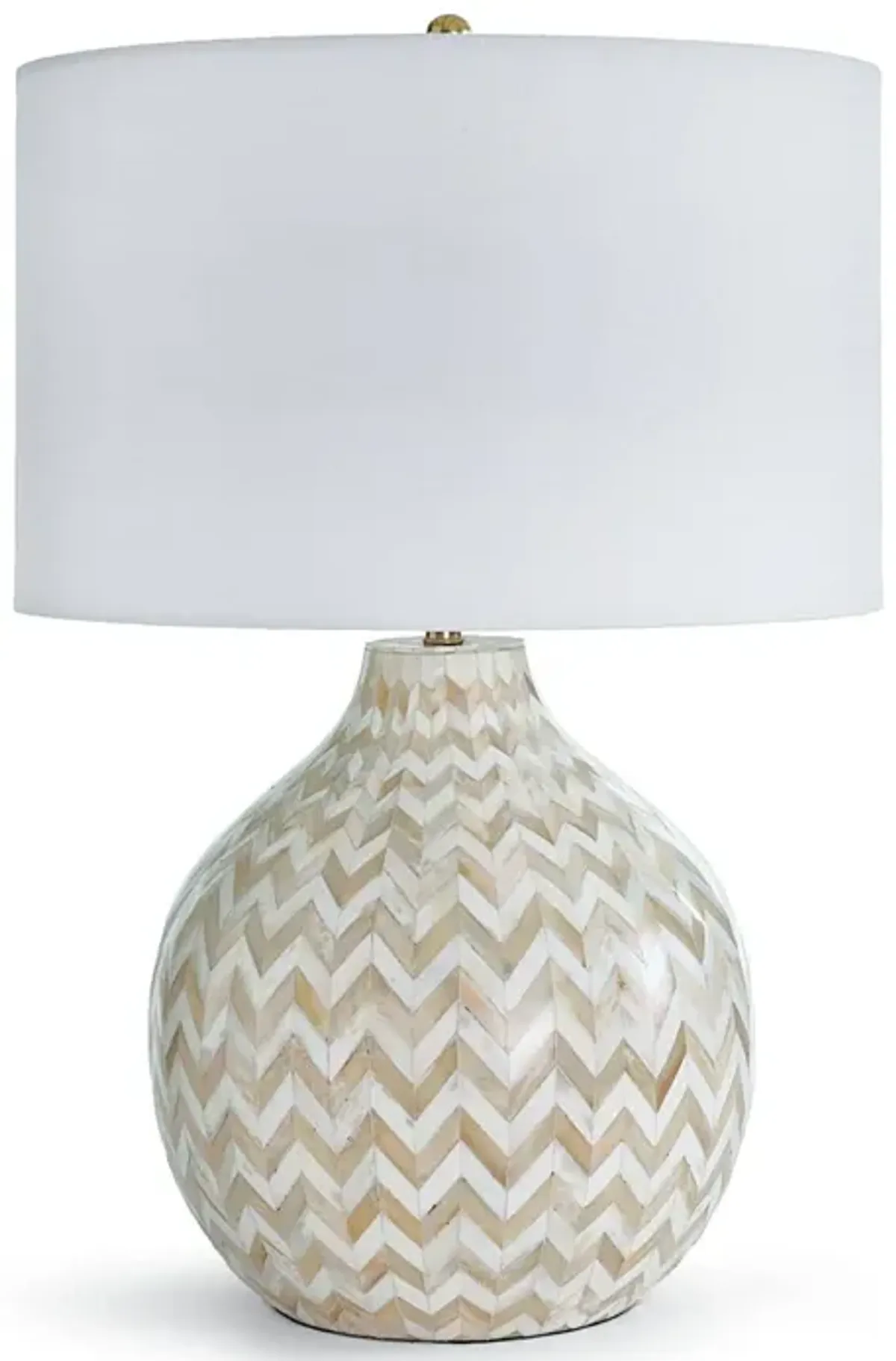 Chevron Bone Table Lamp