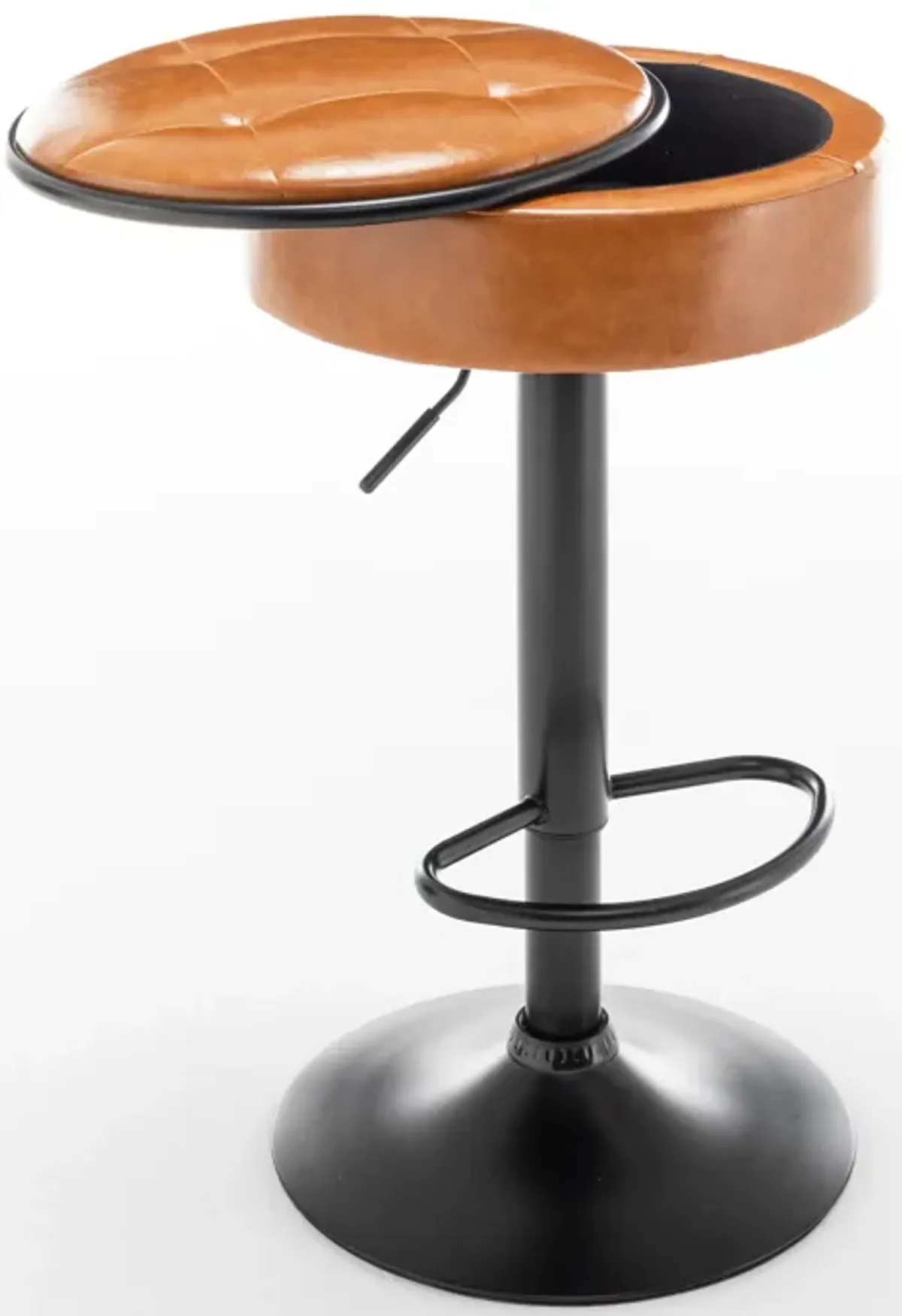 Comfortable Swivel Barstools with Adjustable Height, Storage, and Multipurpose Use