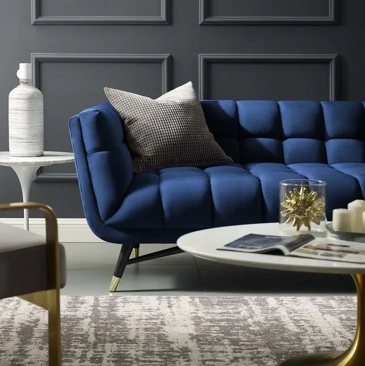 Adept Performance Velvet Sofa