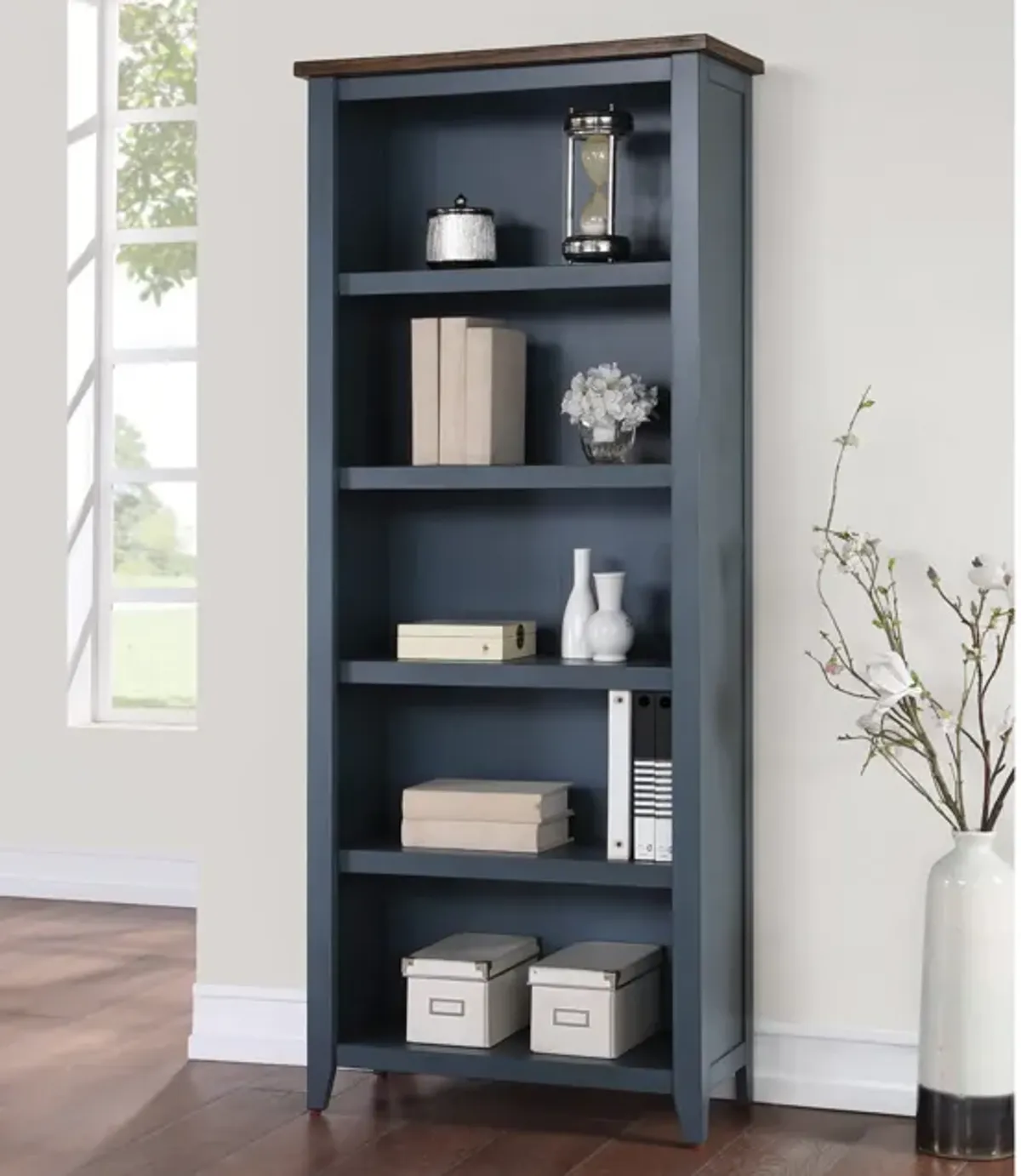 Fairmont 72" Open Bookcase