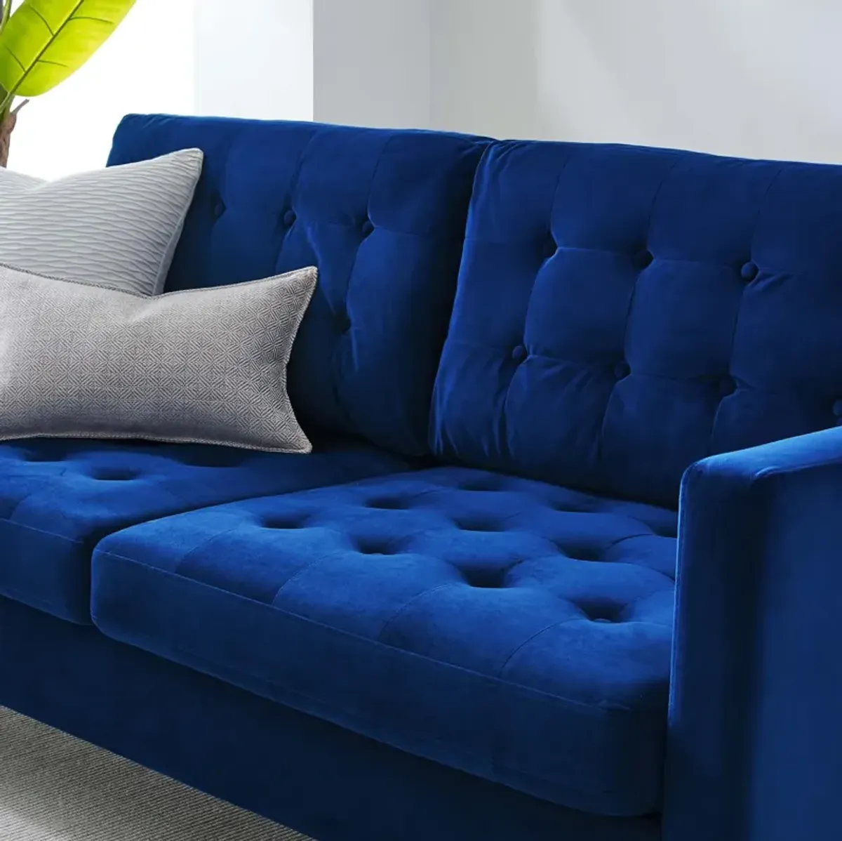 Exalt Tufted Performance Velvet Sofa