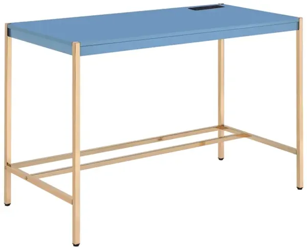 Modern Writing Desk with Storage Drawers for Home Office or Study Room