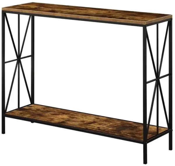 Convenience Concepts Tucson Starburst Console Table with Shelf