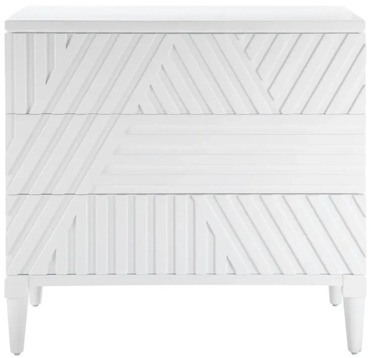 Colby White Drawer Chest