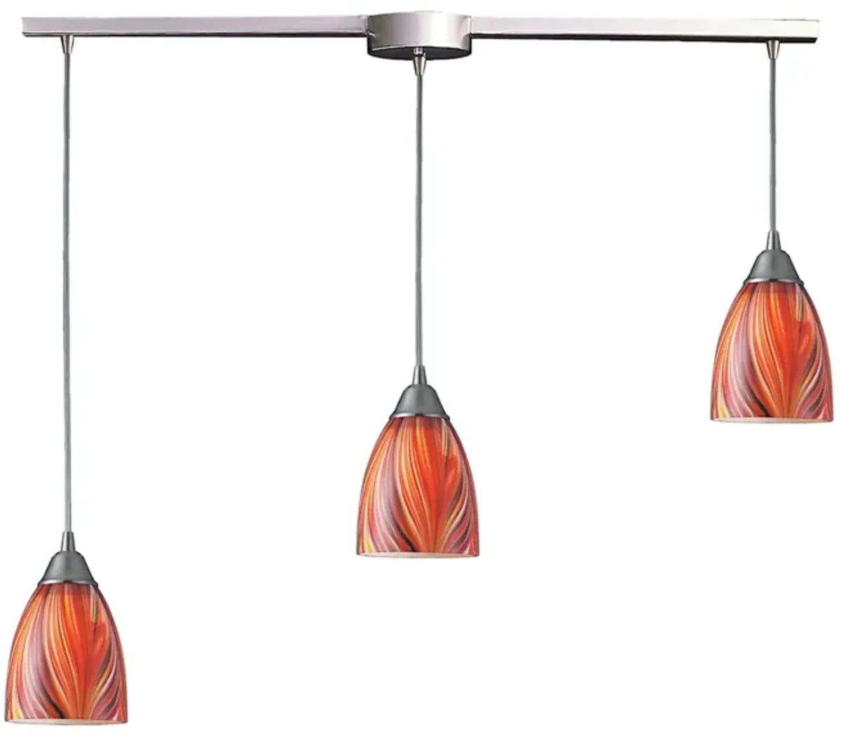 Arco Baleno 36" Wide 3-Light Mini Pendant