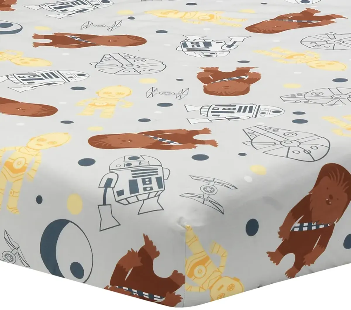 Lambs & Ivy Star Wars Signature Millennium Falcon 4-Piece Baby Crib Bedding Set