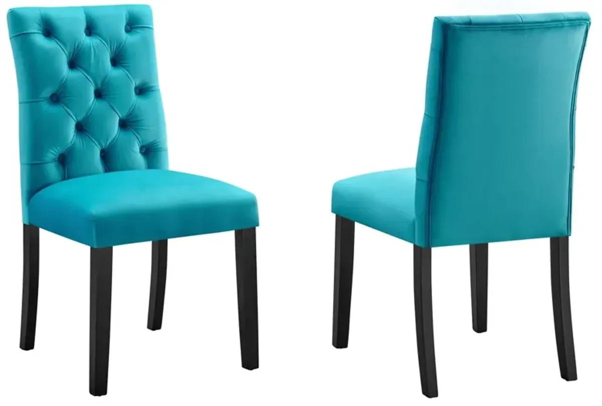 Duchess Performance Velvet Dining Chairs - Set of 2