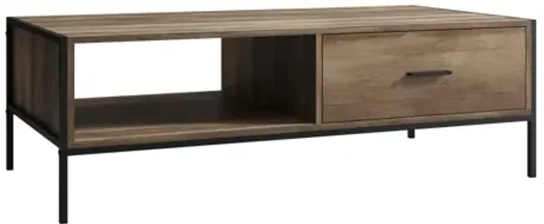 Modern Coffee Table With Drawers And Storage Shelves，Modern Furniture Decor，for Living Room Reception，Easy Assembly，Rectangular Unique Coffee Table