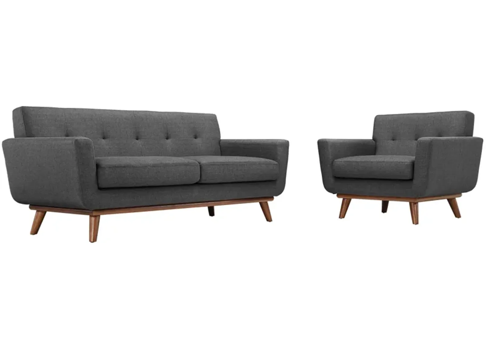 Engage Armchair and Loveseat Set of 2