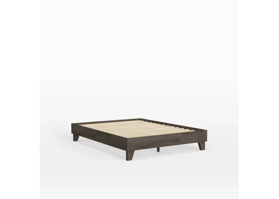 eLuxury Wooden Platform Bed Frame