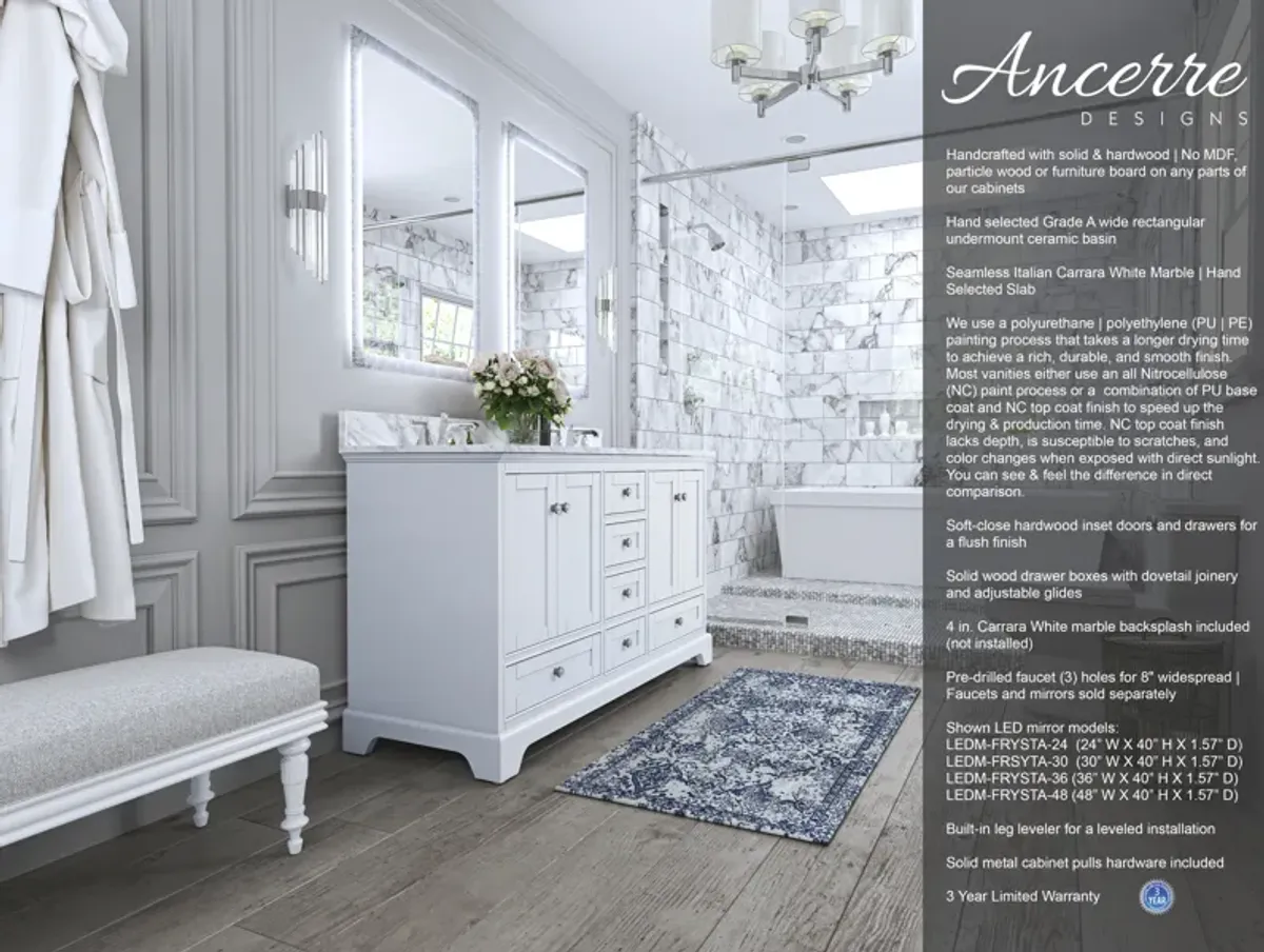 Audrey 60 in. Bath Vanity Set