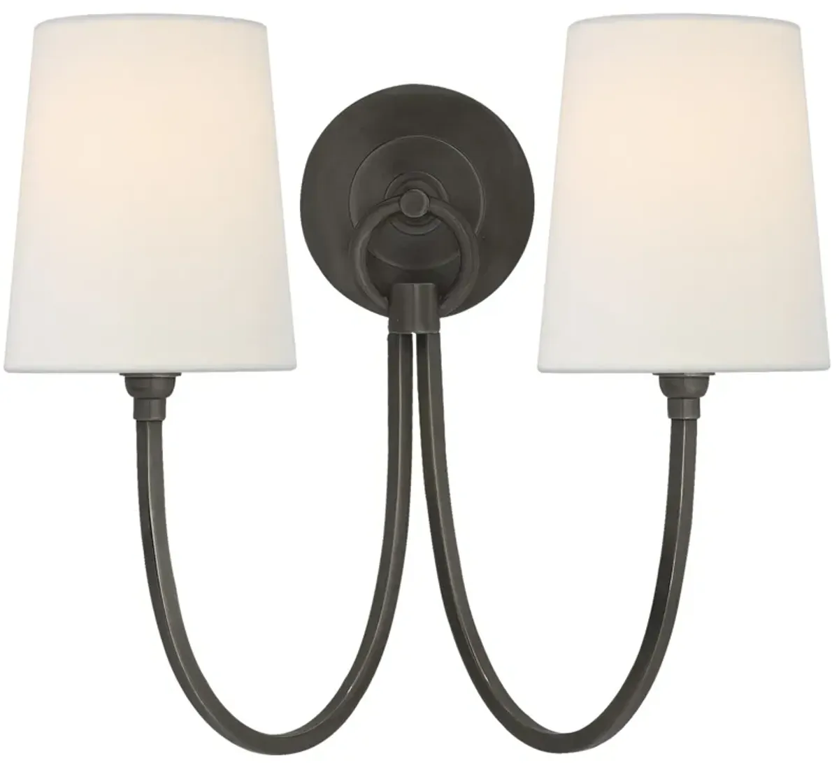 Reed Double Sconce