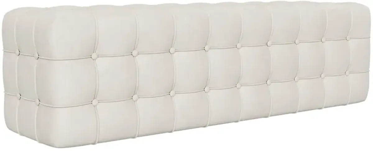 Luxurious Upholstered Queen Bedroom Set with Ottoman