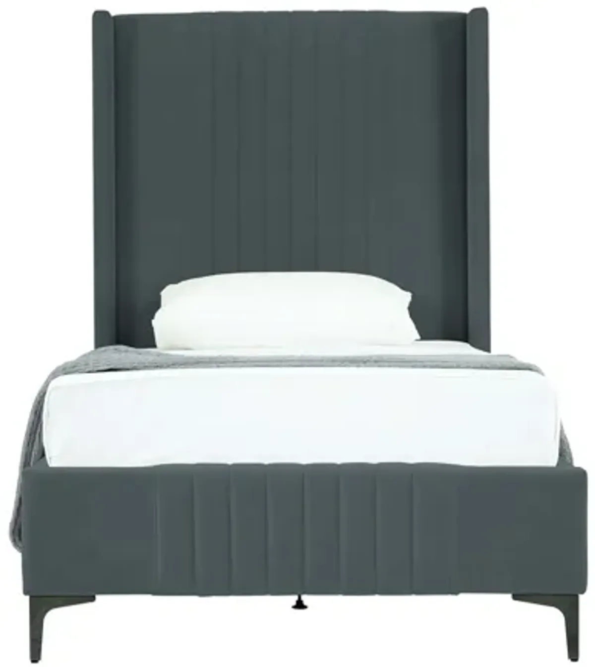 Promenade Gray Twin Bed