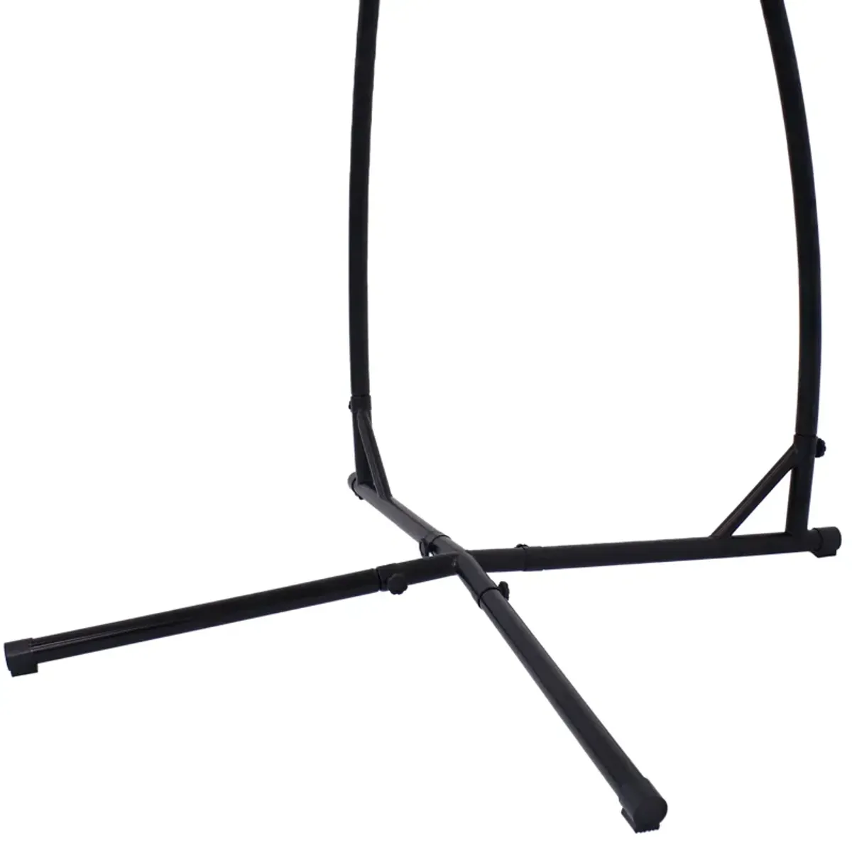 Sunnydaze X-Base Powder-Coated Steel Hammock Chair Stand - 82 in