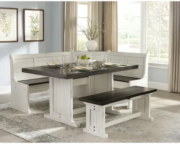 Sunny Designs Wood Breakfast Nook Dining Set