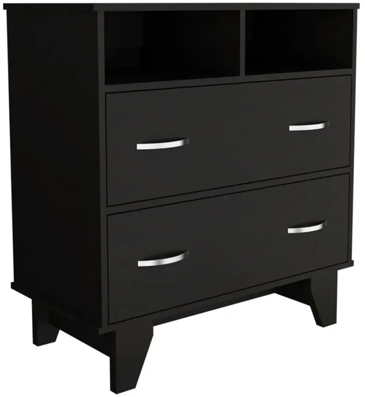 Double Drawer Dresser Arabi, Bedroom, Black