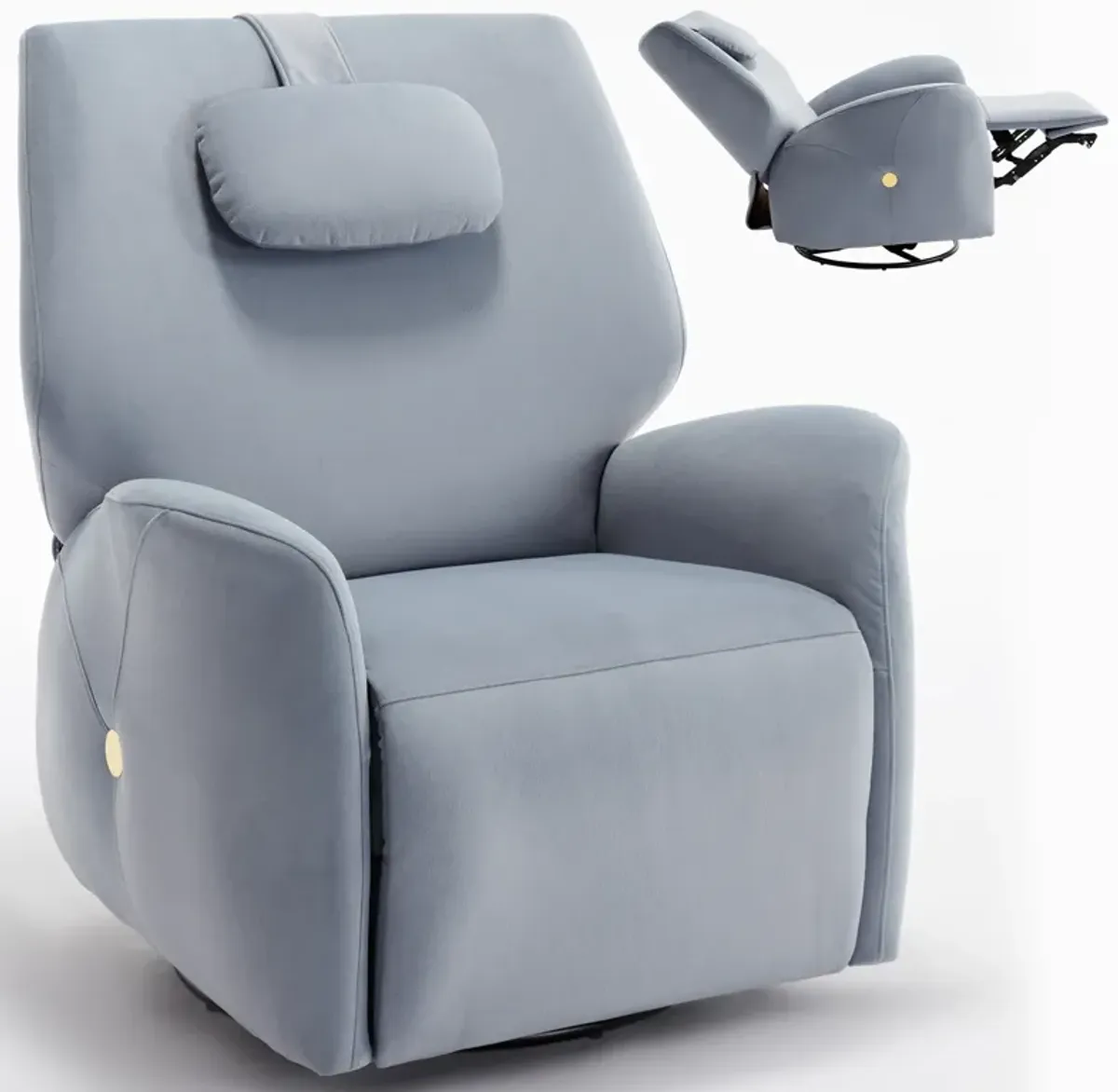 Merax Swivel and Rocker Power Recliner Chair