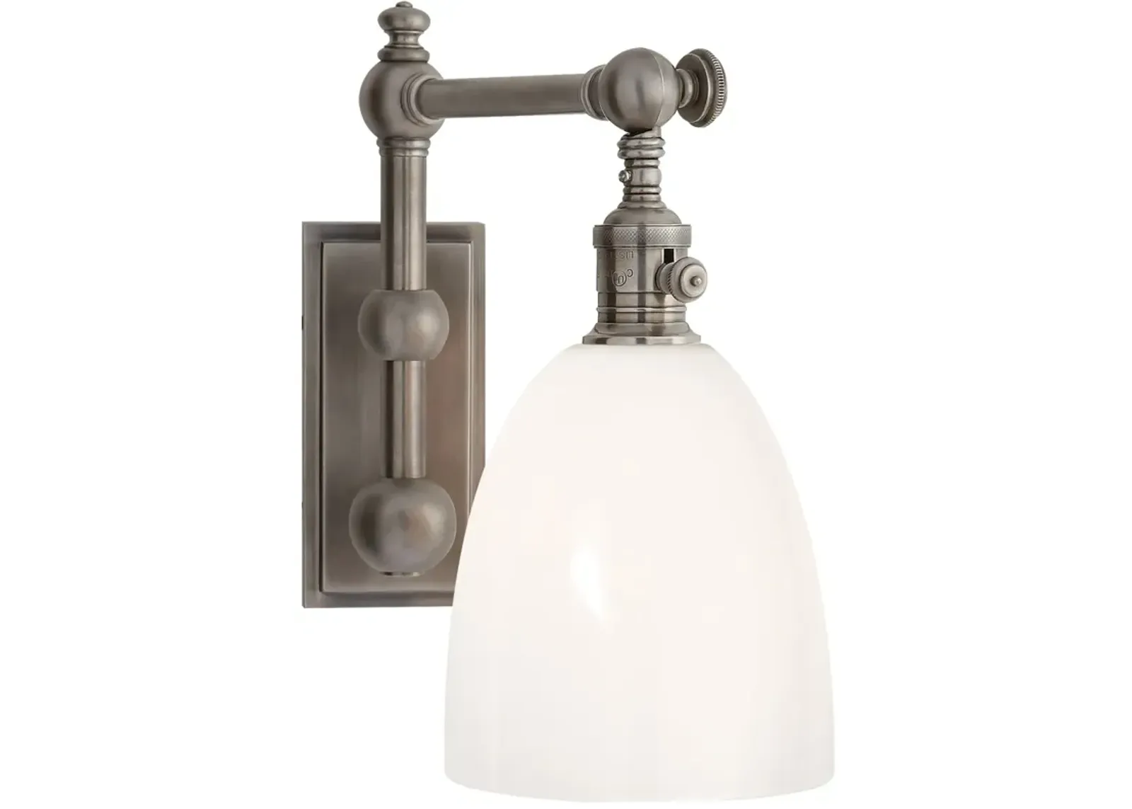 Pimlico Single Light in Antique Nickel