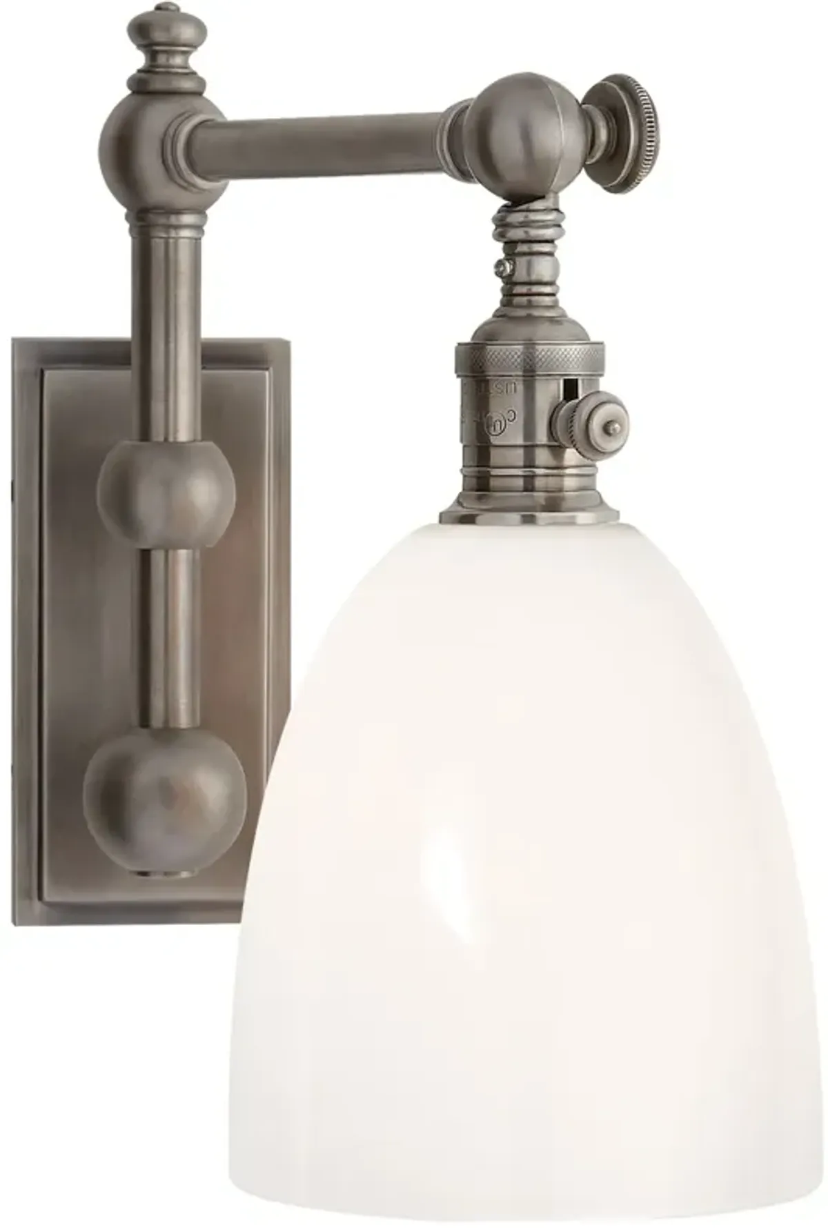 Pimlico Single Light in Antique Nickel