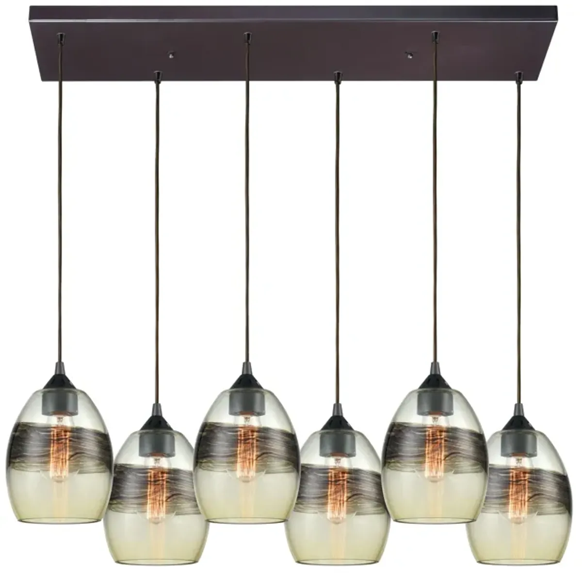 Whisp 12" wide 3 Light Multi Pendant