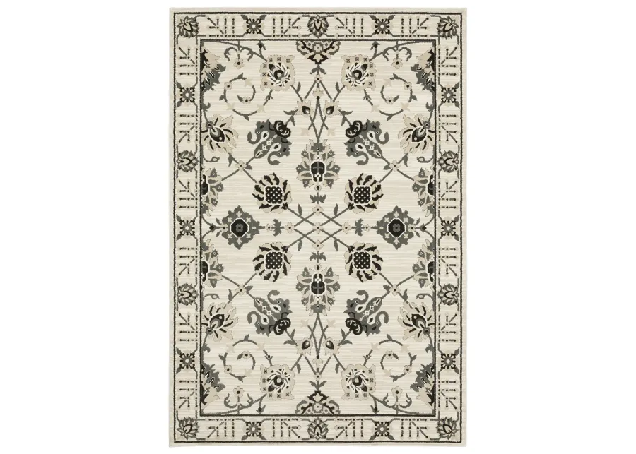 Raylan 2'3" x 7'6" Ivory Rug